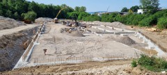  22.7.2021 INTEC MKD - Beginning of excavation for retaining walls